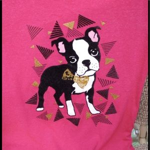 2 for $10😀Girls Pink Doggy Long Sleeve T Shirt XL Excellent Condition 
Adorable